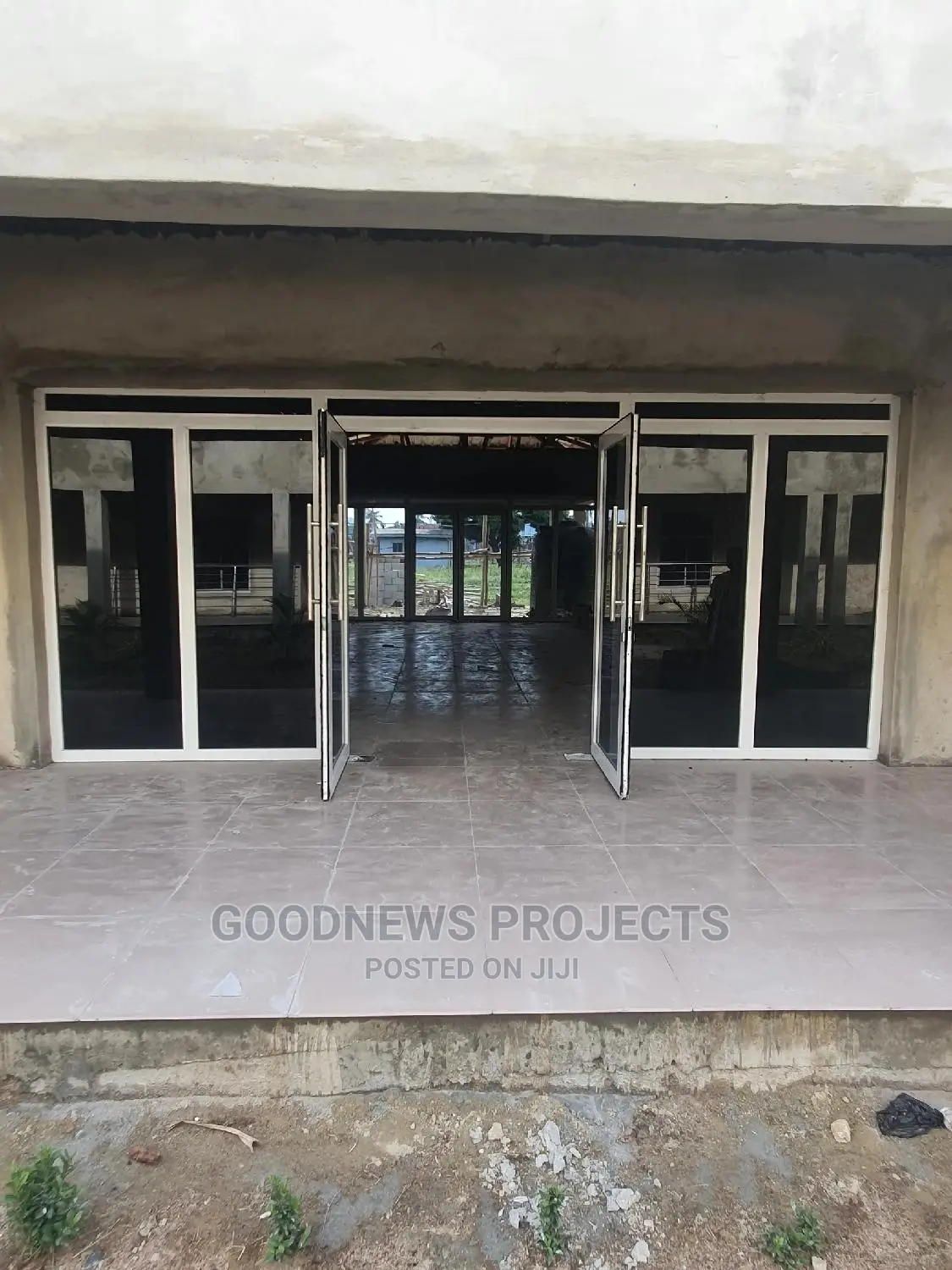 Aluminium Partitioning With Double Door