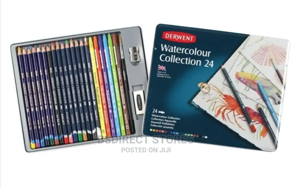 Derwent Watercolour Artists Pencils, Painting Drawing 24