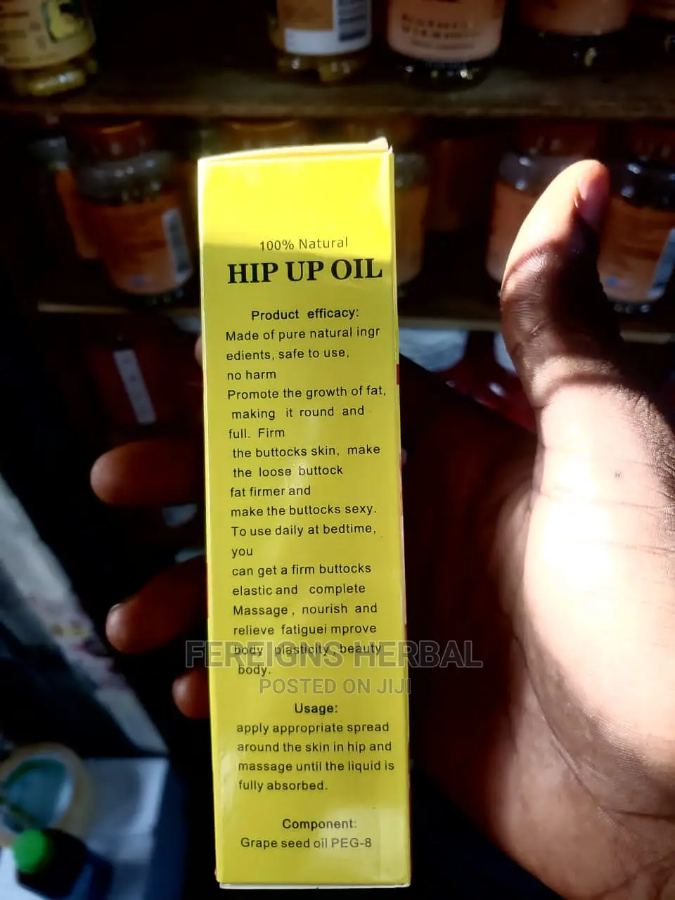 Dr James Hip Up and Butt Oil