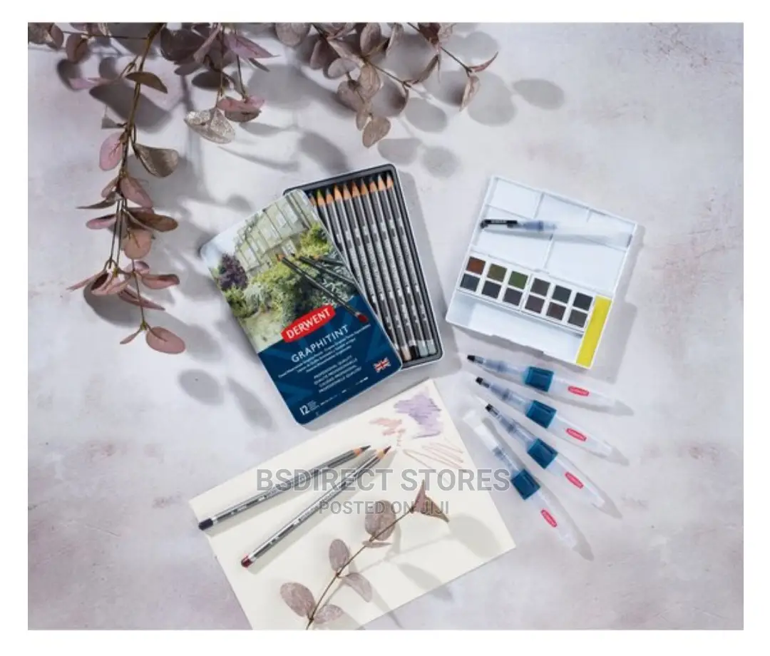 Derwent Graphitint Tinted Graphite Drawing Artists Pencil 12