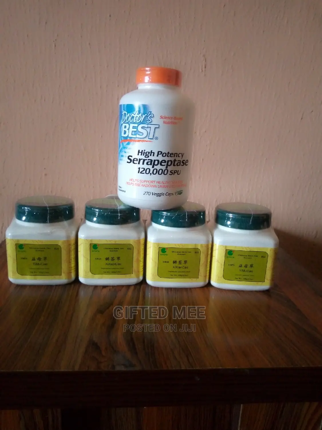 Doctor's Best Serrapeptase 270 Caps, Xixian Cao and Yimucao
