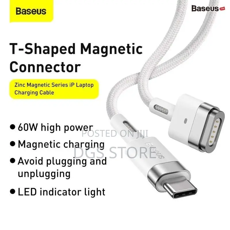 Baseus Zinc Magnetic Series iPhone Laptop Type Ctotshaped60w