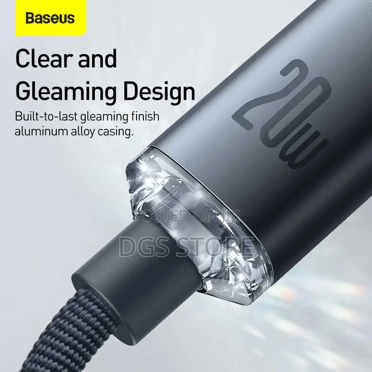 Baseus Crystal Shine Series Fast Changing Type C to Lighting