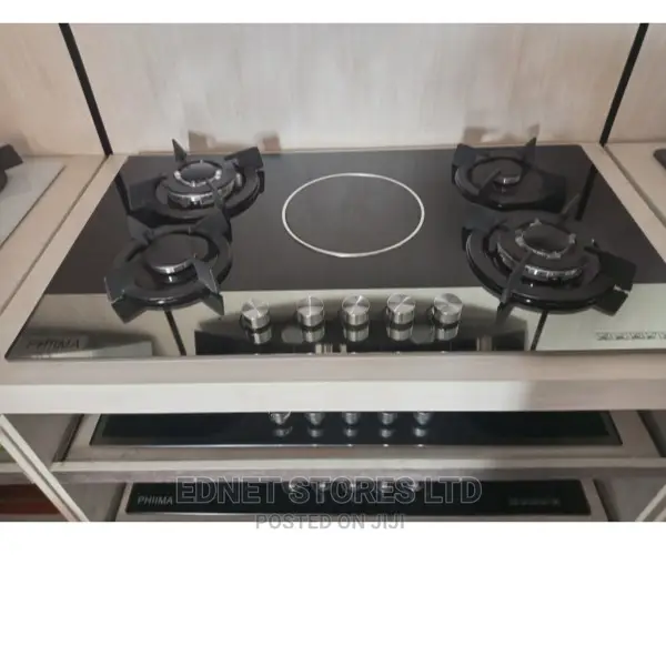 Gs/Phiima 90cm 4+1 Ceramic Cooker Hob Built-in Cabinet
