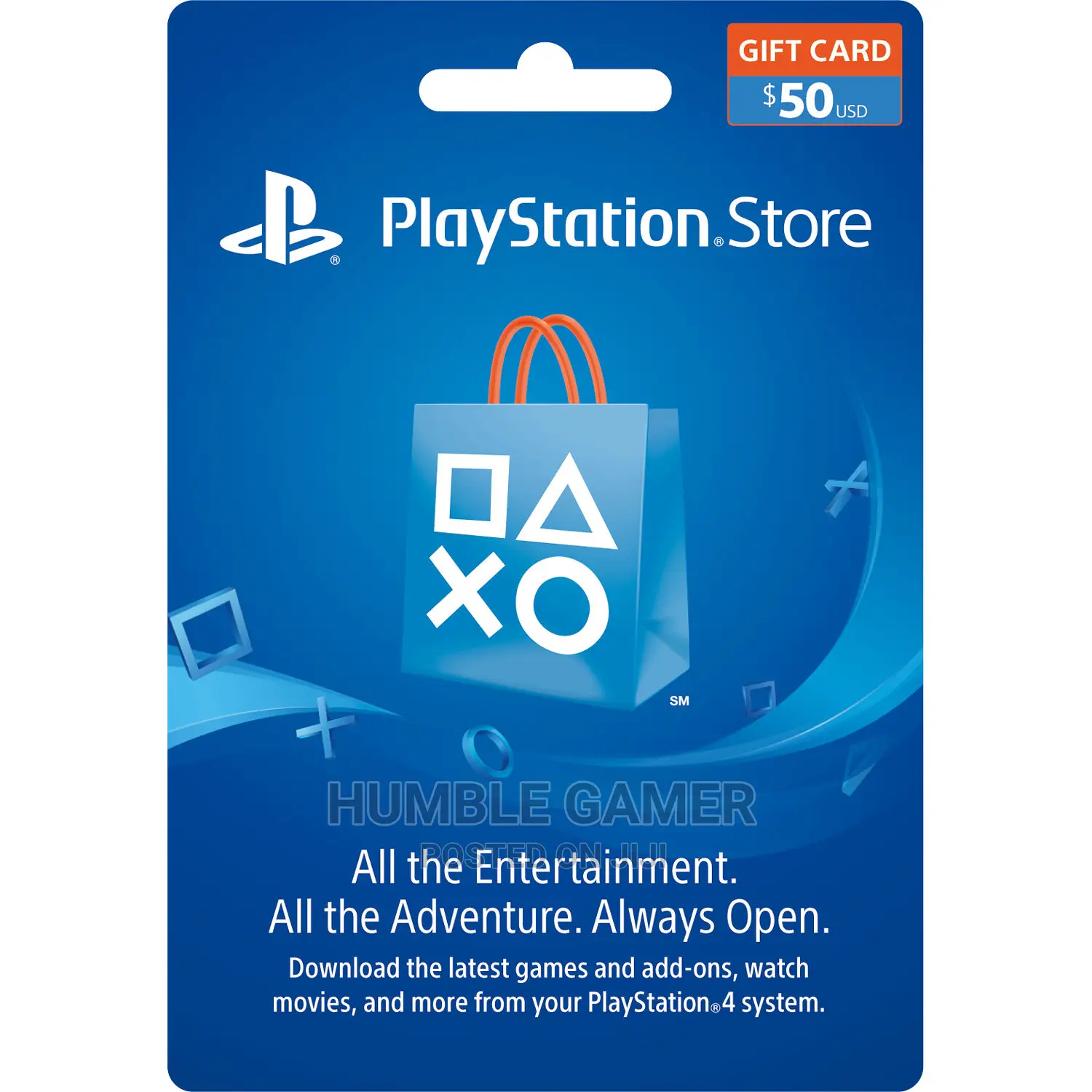 $50 USD Playstation Store Network PSN Gift Cards And More