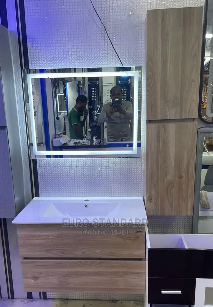 80cm Luxury Cabinets Set With Led Light