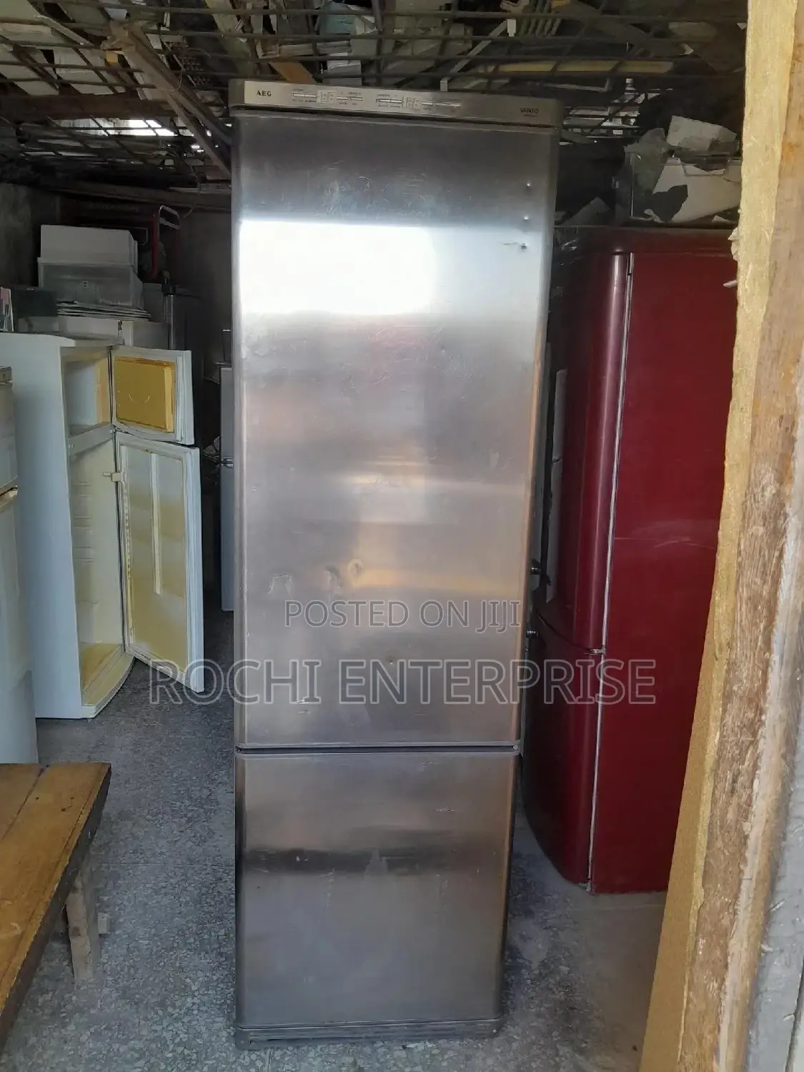 Aeg Double Decker Refrigerator Fridge and Freezer