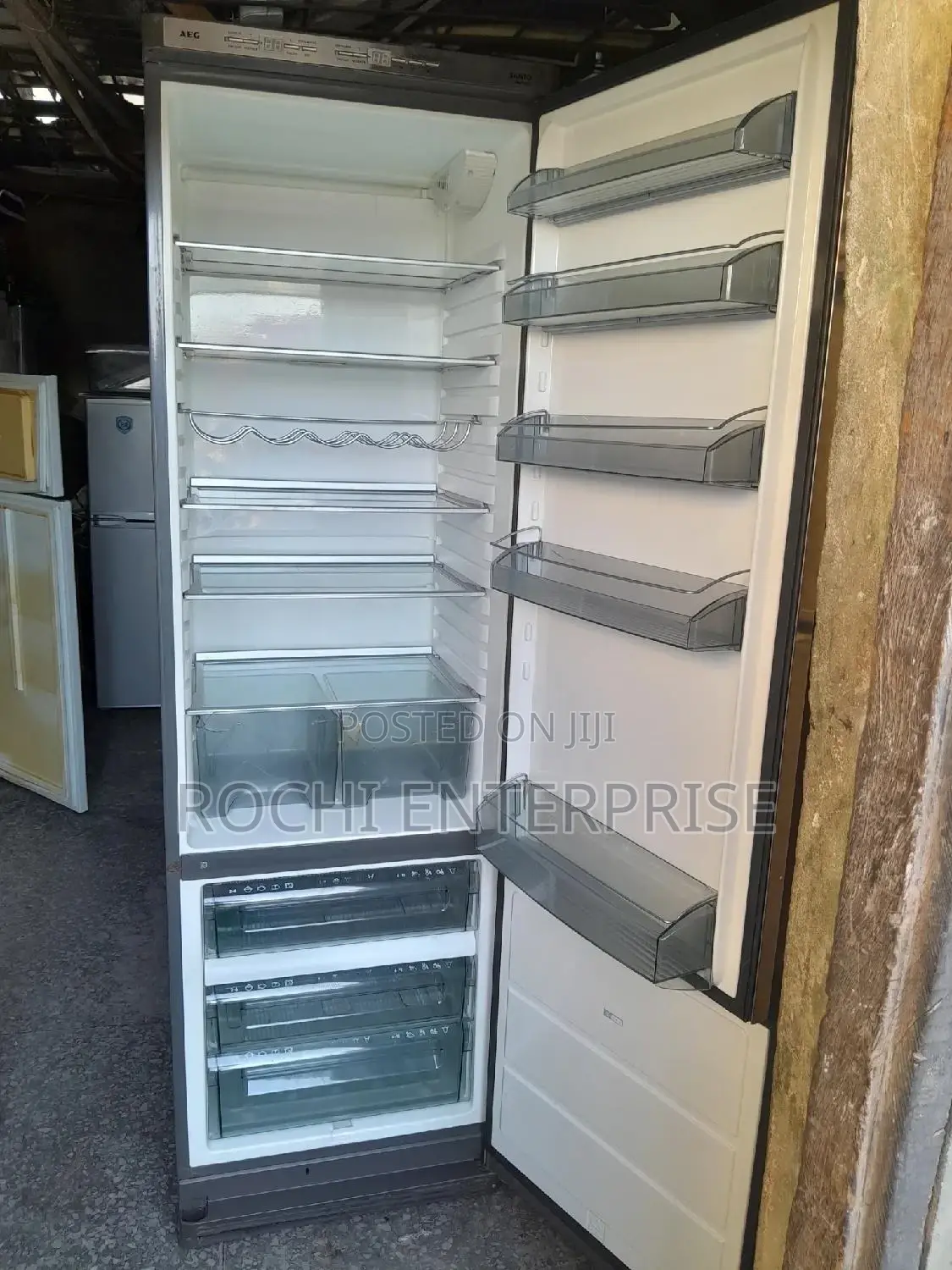Aeg Double Decker Refrigerator Fridge and Freezer