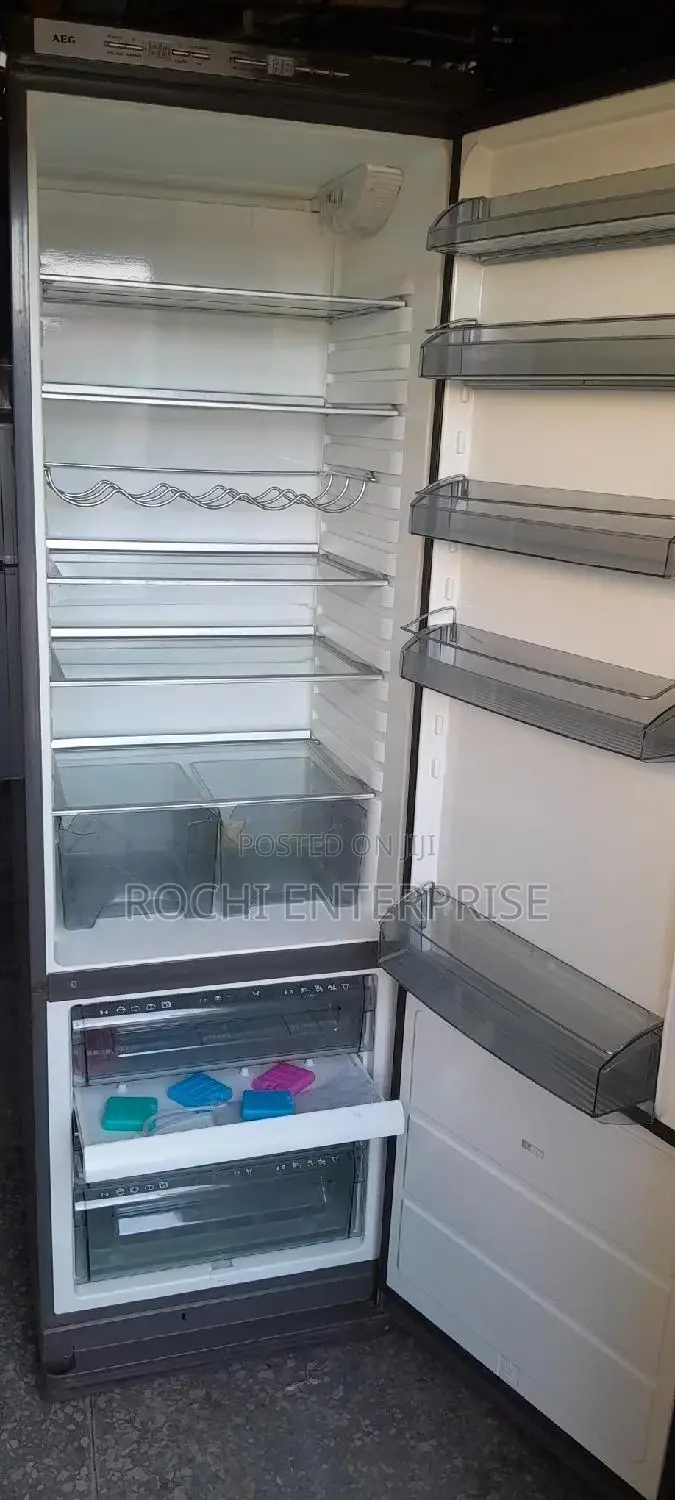 Aeg Double Decker Refrigerator Fridge and Freezer