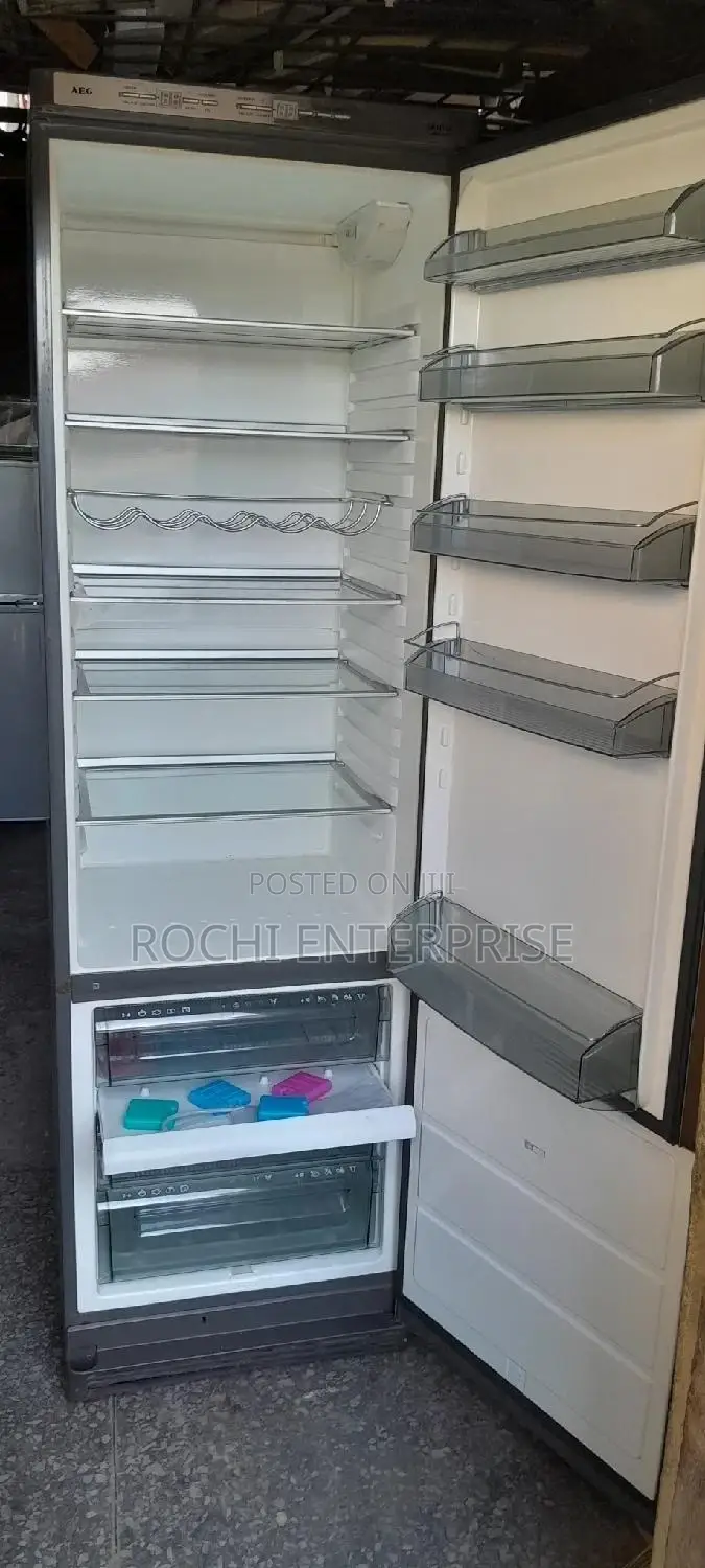 Aeg Double Decker Refrigerator Fridge and Freezer