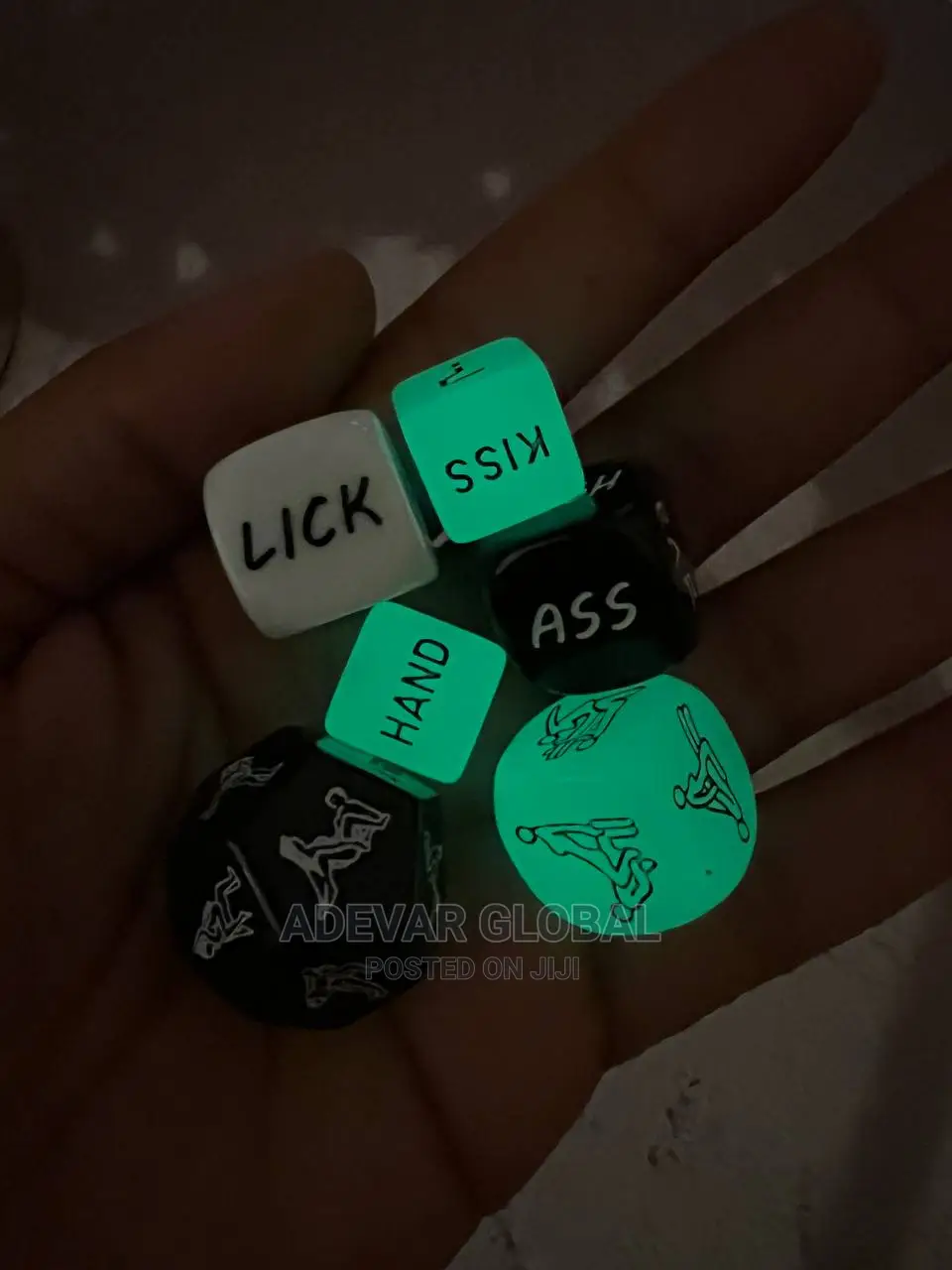 6 PCS Glow Dice Set Sex Toy