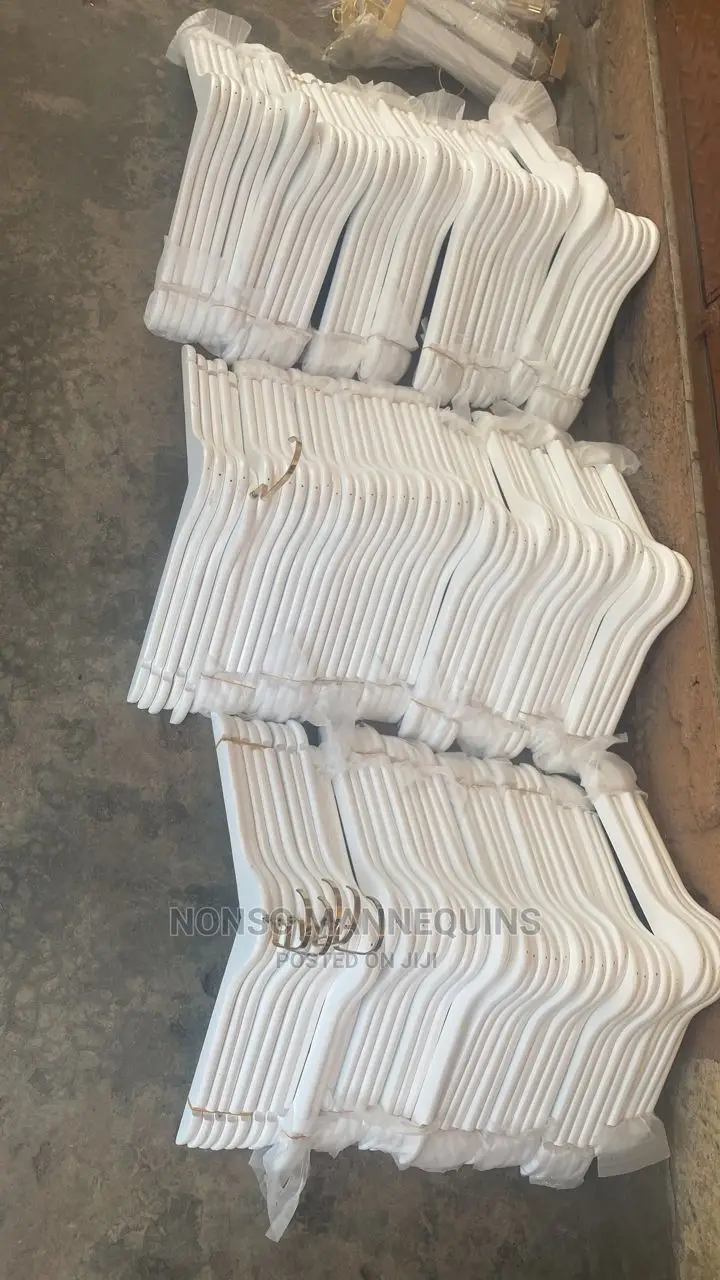 White Gold Pure Luxury Wooden Hangers