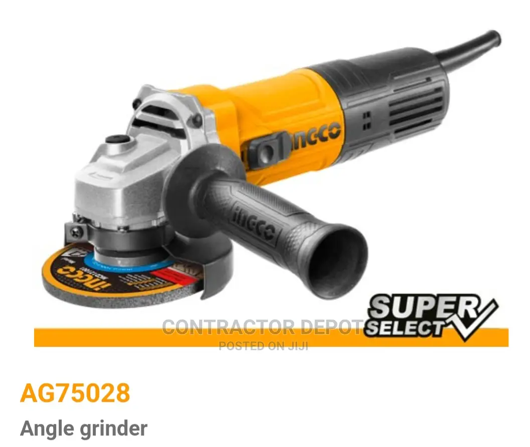INGCO Professional Angle Grinder 750W Power Grinder 115mm