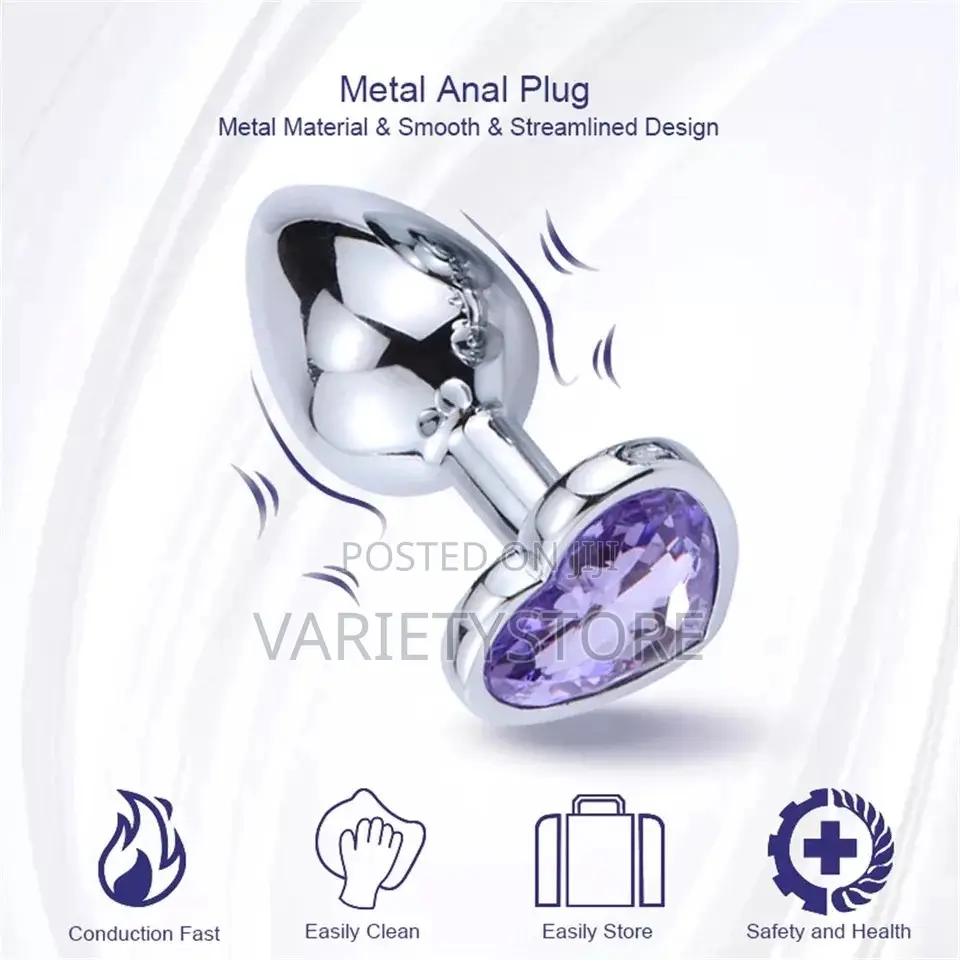 Stainless Steel Smooth Touch Anal Plug Butt Plug Sex Toys