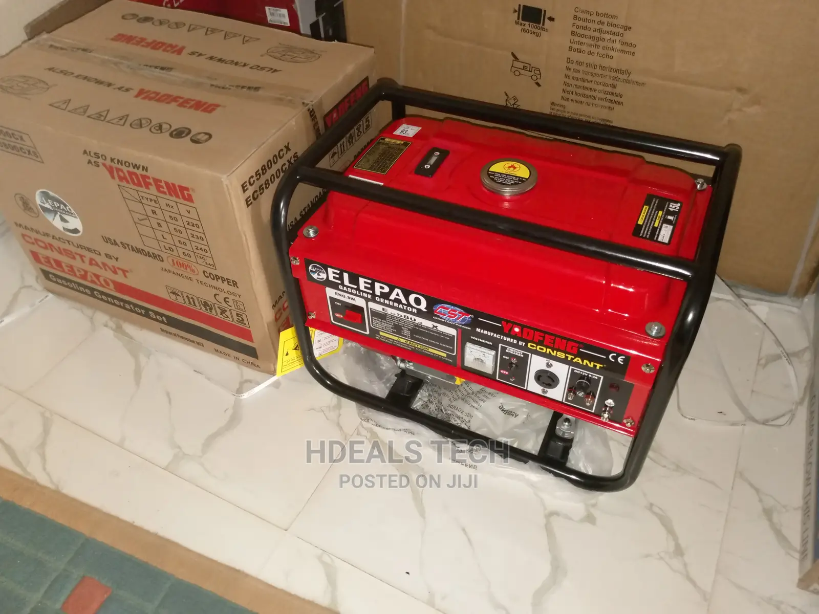 Brand New Elepaq 3.5KVA Manual-Start Generator [EC5800CX].