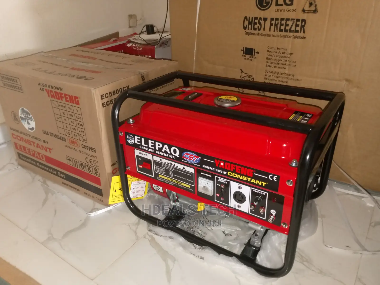 New Elepaq 3.5KVA Manual-Start Generator [EC5800CX].
