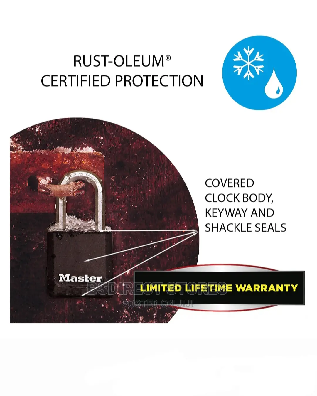 Master Lock Excell Weather Tough 45mm Padlock 4-Pin