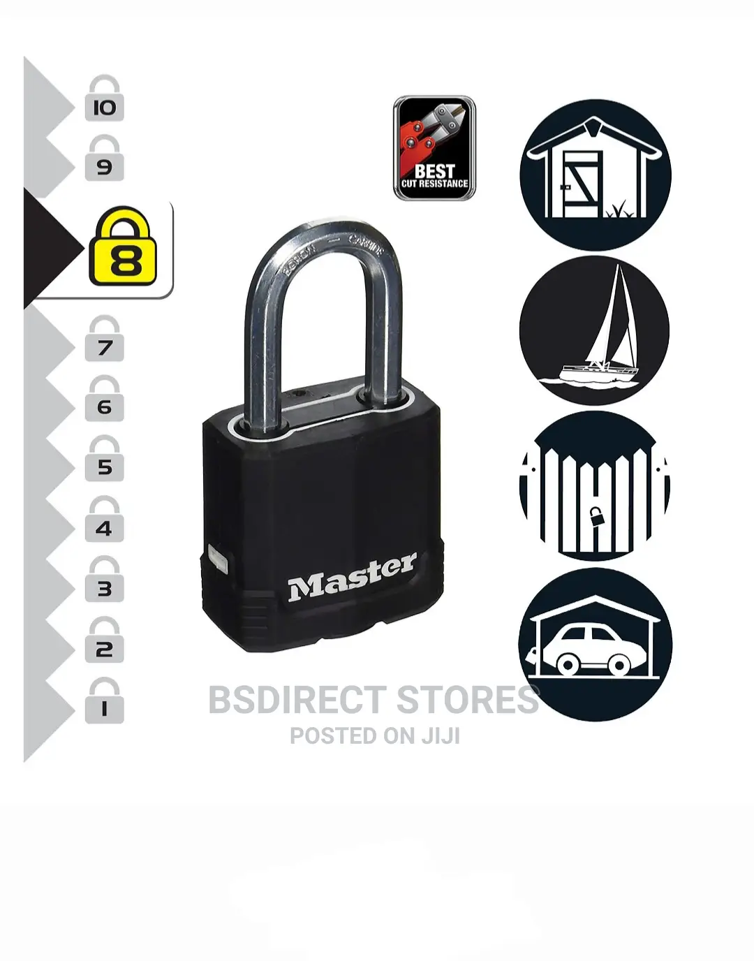 Master Lock Excell Weather Tough 45mm Padlock 4-Pin