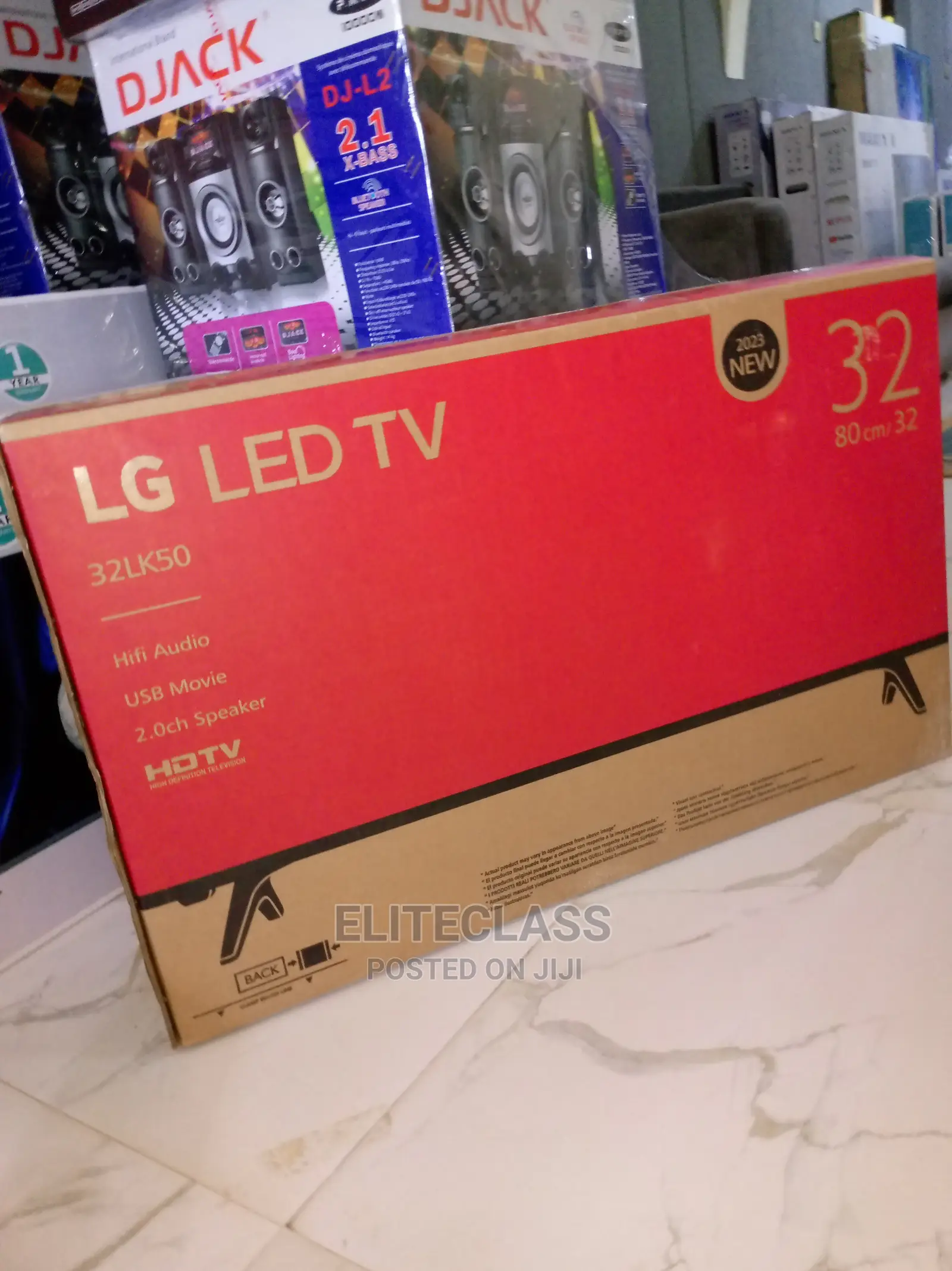 32inches LG LED HD TV + Hifi Audio