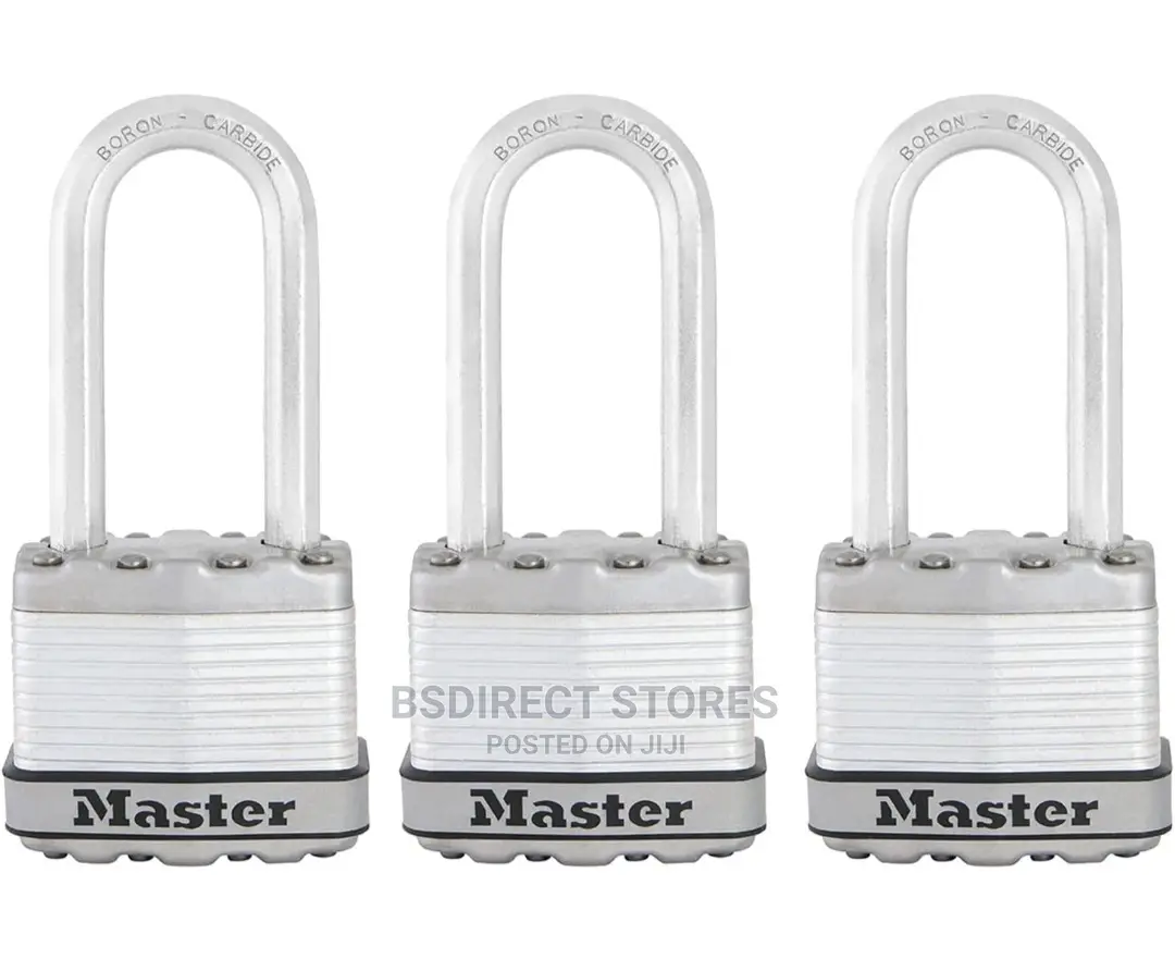 Masterlock M1EURTRILH Heavy Duty 3x Padlocks Laminated Steel