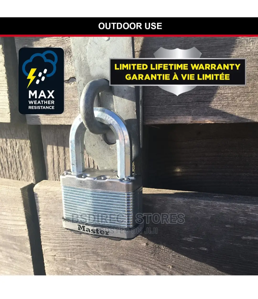 Masterlock M5EURTRILF Heavy Duty 3x Padlocks Laminated Steel