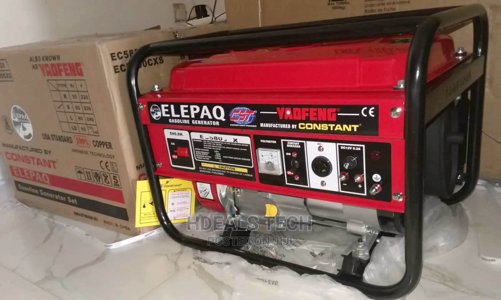 Latest Elepaq 3.5KVA Manual-Start Generator [EC5800CX].