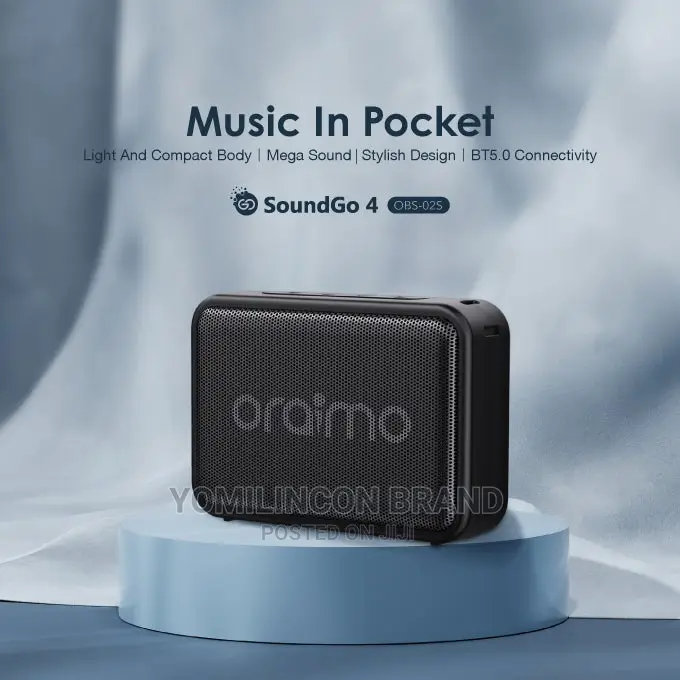 Oraimo Bluetooth Speaker Obs-02s - Black