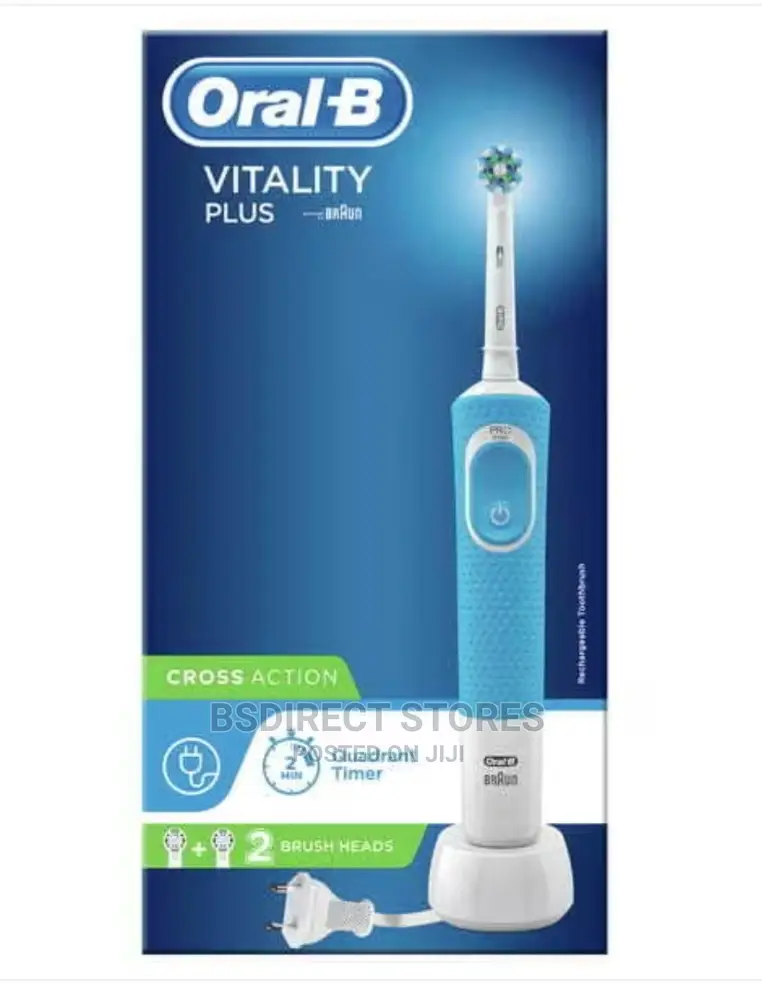 Oral- B Vitality Plus Cross Action Blue Electric Toothbrush