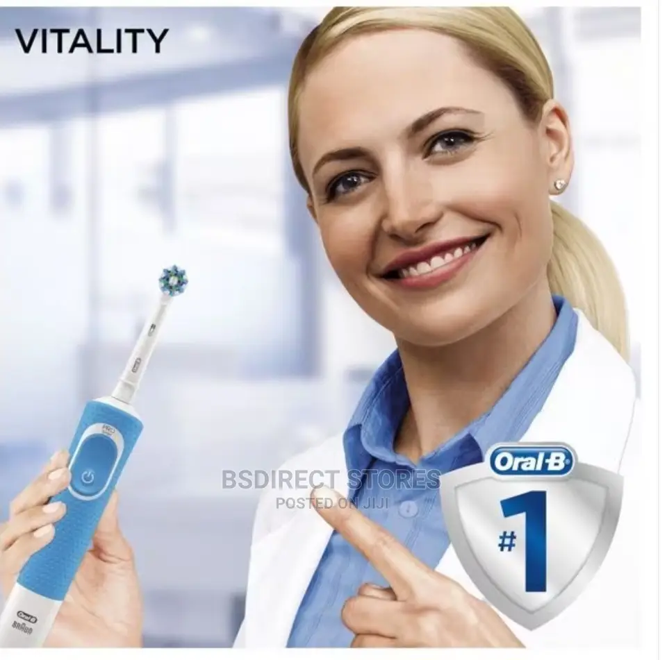 Oral- B Vitality Plus Cross Action Blue Electric Toothbrush