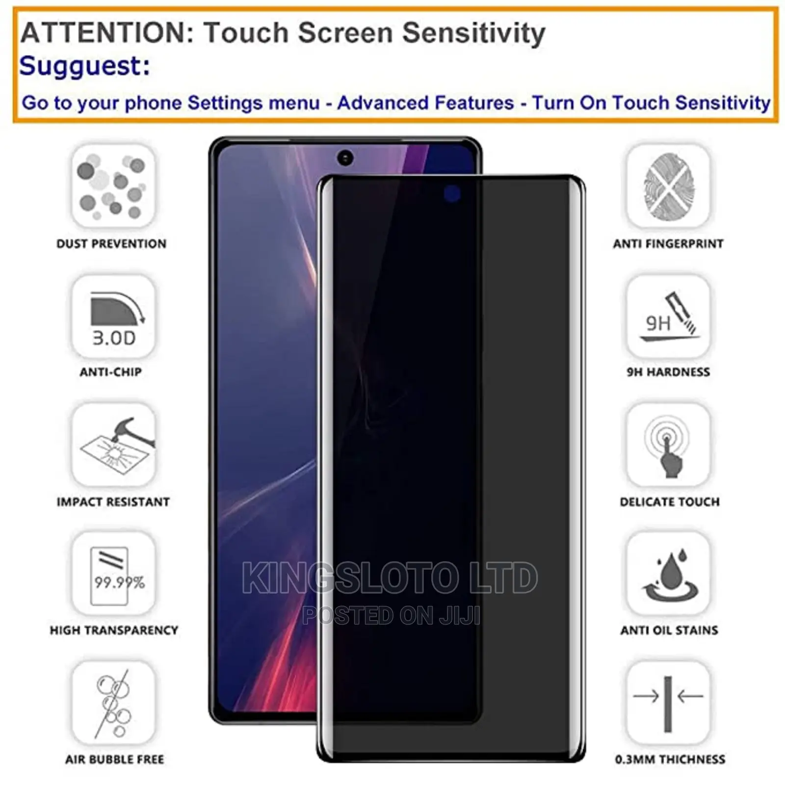 Galaxy Note 20 Ultra Privacy Screen Protector,