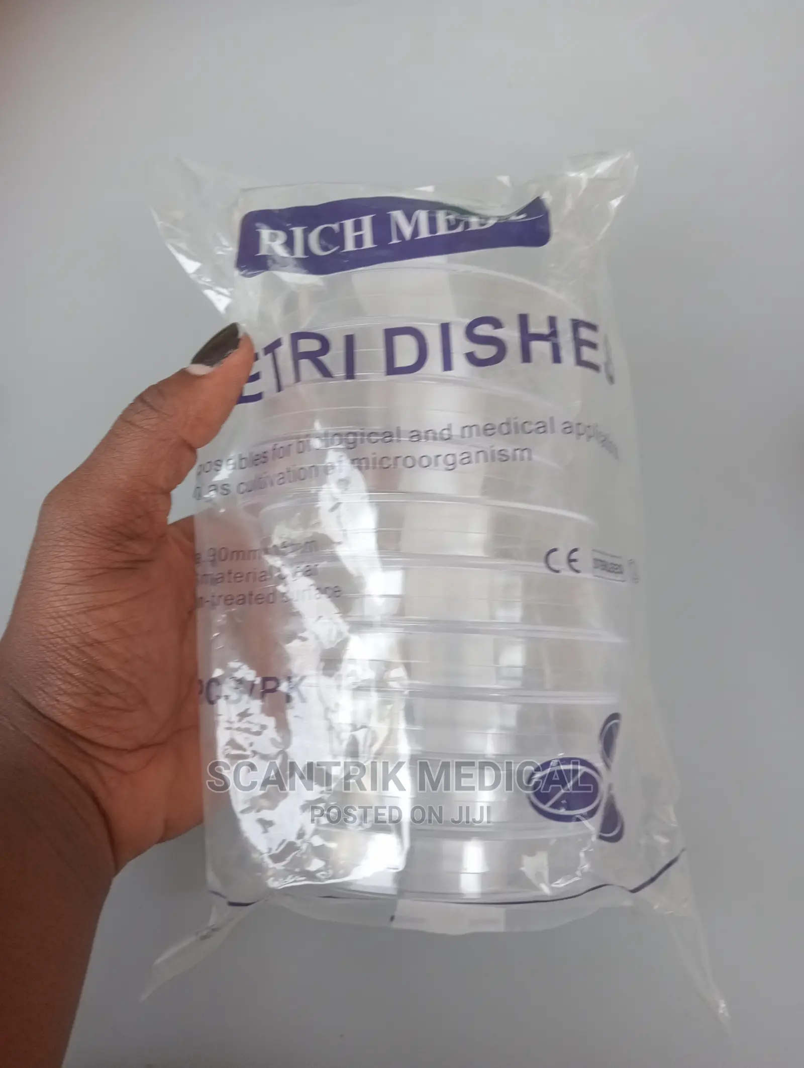 Medical Plastic Petri Dish With Lid