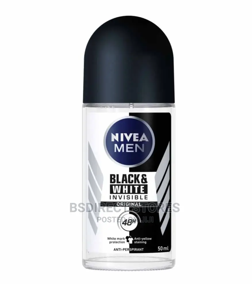 NIVEA MEN Anti- Perspirant 48H Roll- On Black And White 50ml