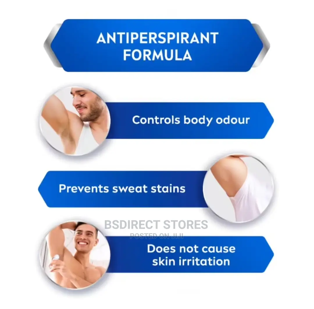 NIVEA MEN Anti- Perspirant 48H Roll- On Black And White 50ml