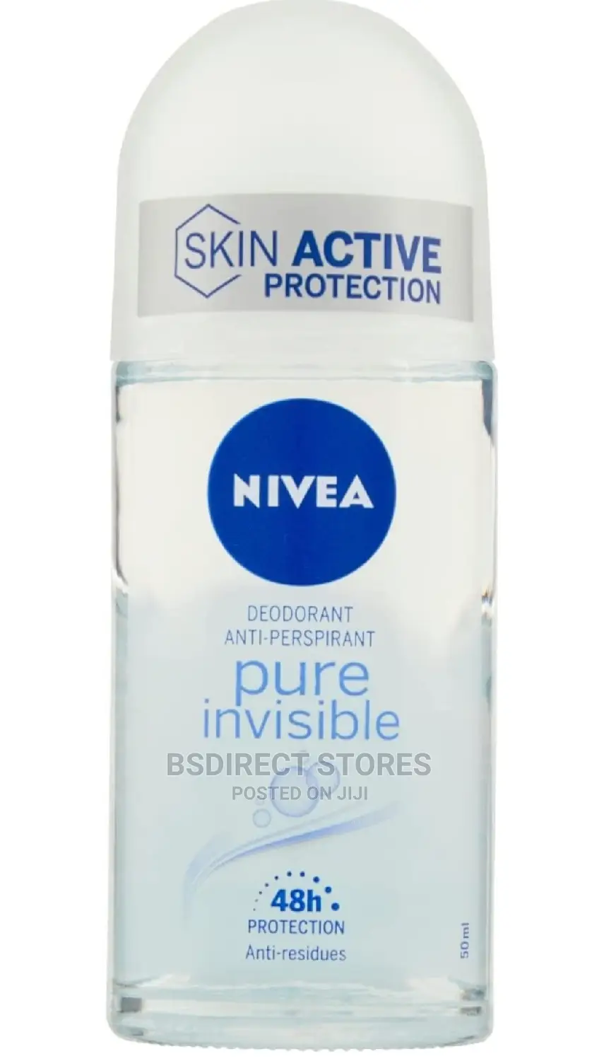 Nivea Womens Pure Invisible 48H Anti-perspirant Roll-on 50ml