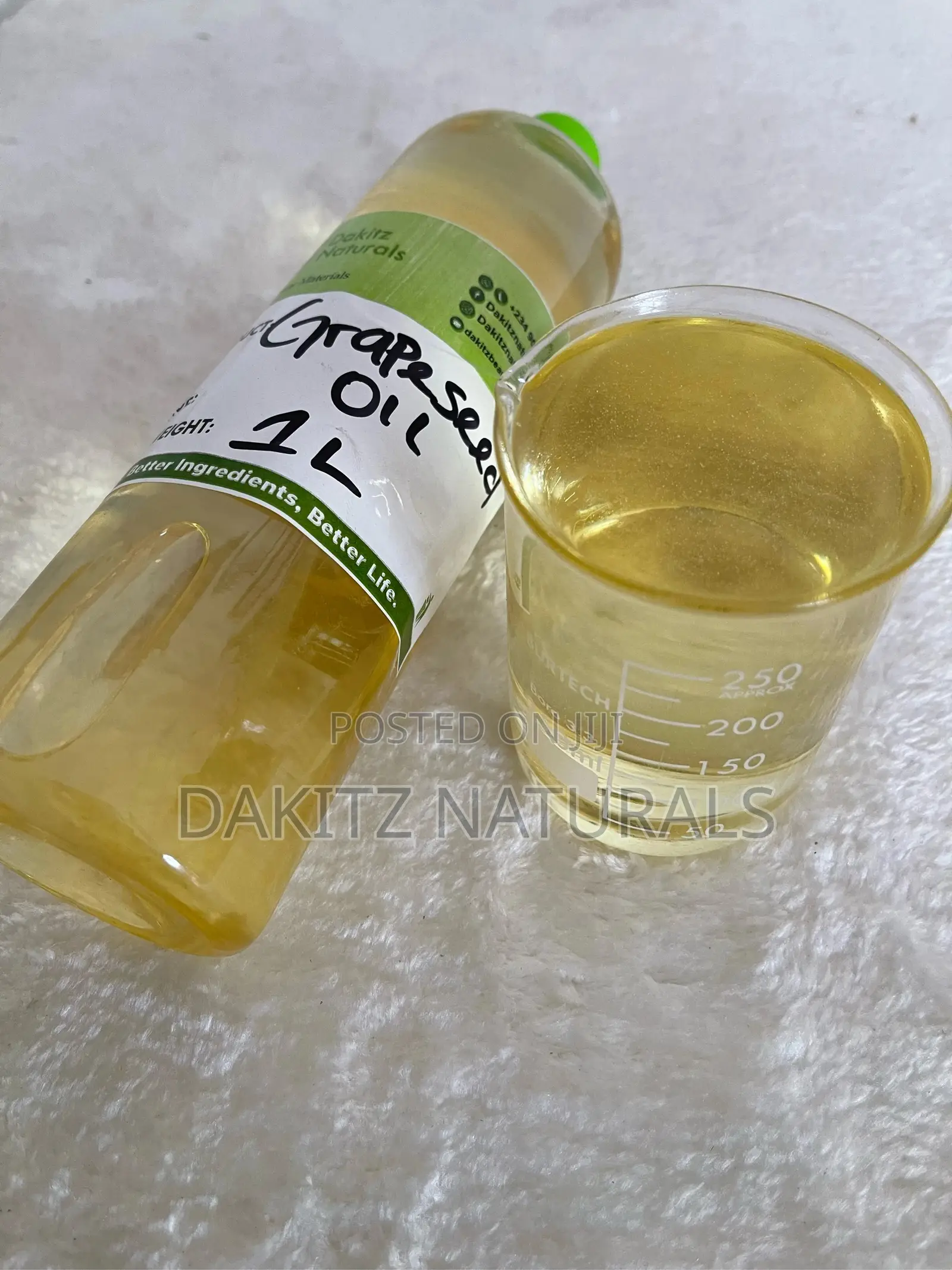 Grapeseed Oil 1liter 100% Natural