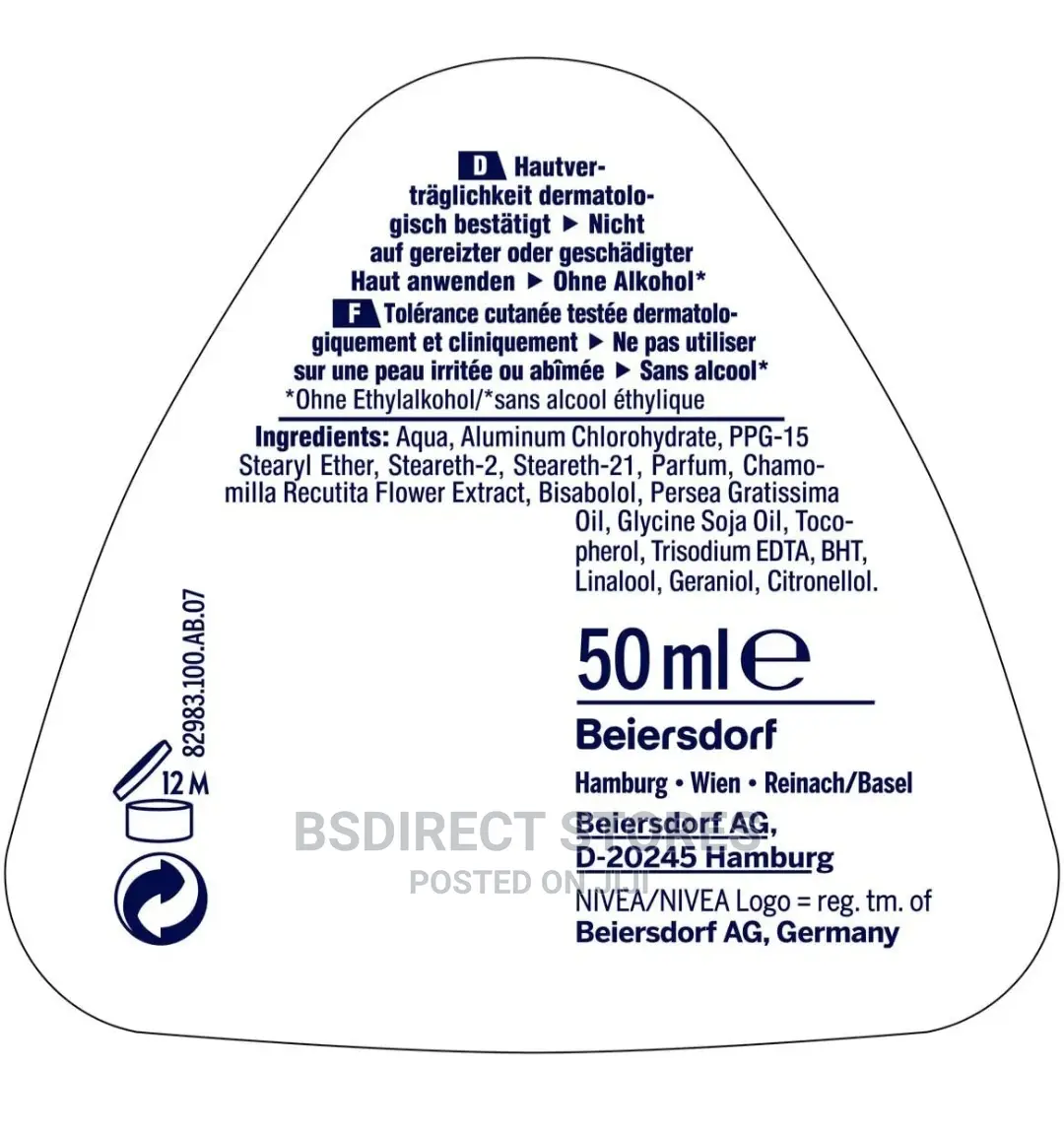 NIVEA MEN Sensitive Protect Anti- Perspirant 48hrs Deodorant