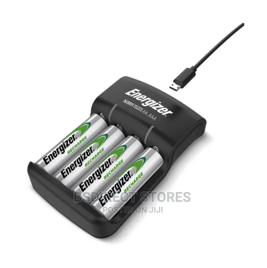 Energizer Accu Recharge Base Charger With 4 X AA Batteries