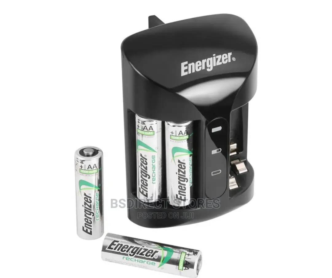 Energizer Pro Rechargeable Charger + 4AA 2000 Mah Batteries