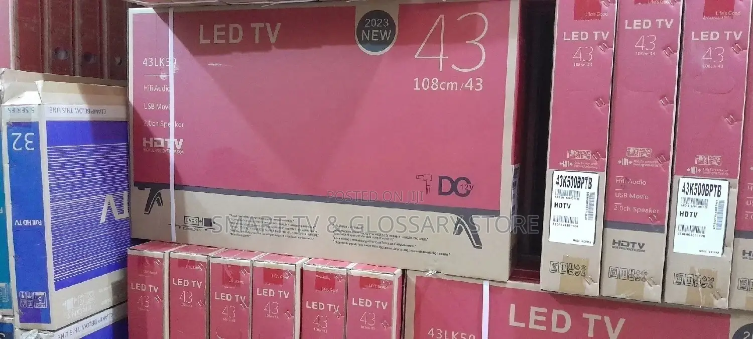 LG 43 Inches DC / AC Solar Inverter Televisions .