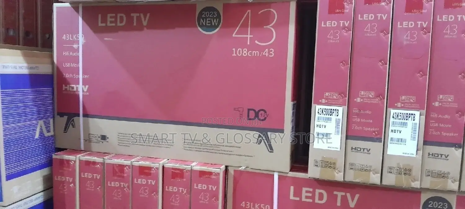 LG 43inche Dc/Ac Solar Inverter Television.Can Use Batterie