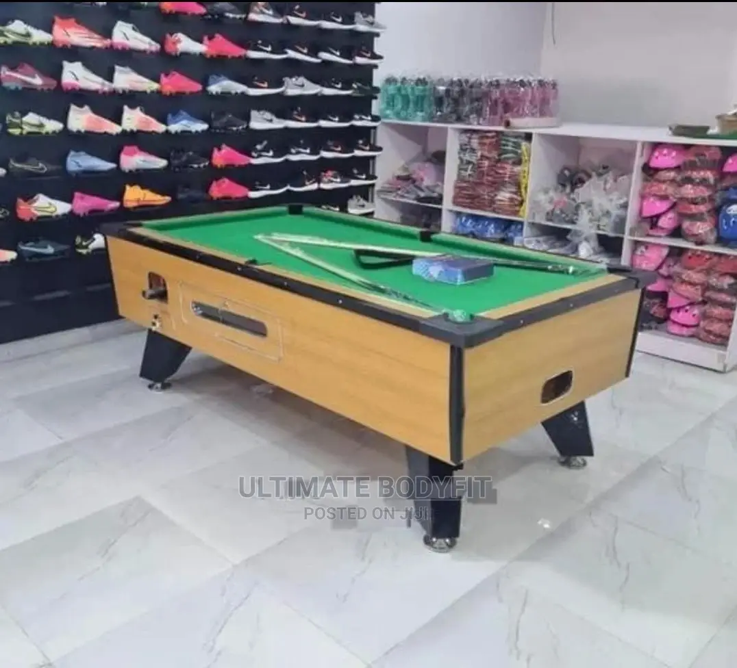Brand New 8ft Local Marble Top With Coin Snooker Pool Table
