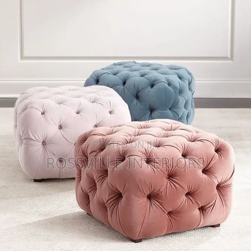 Elegant Poufs/Puffs/Ottomans