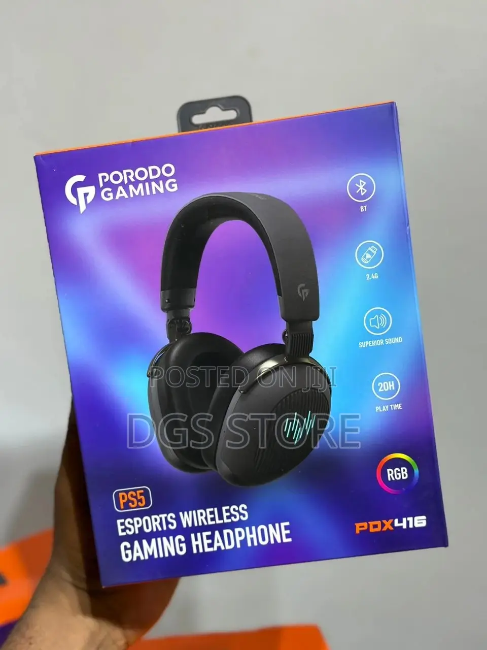 Porodo Ps5 E-Sports Wireless Gaming Headphone  PDX416