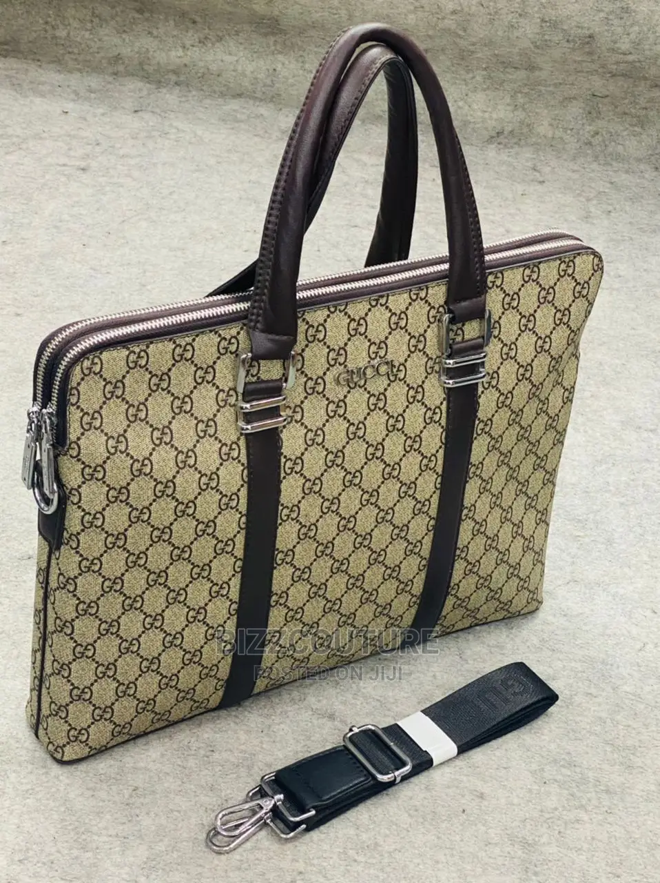 Original GUCCI Leather Laptop Bags Available in Store