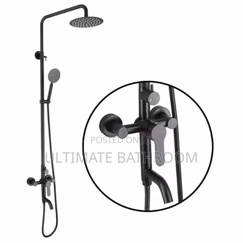 High Quality Bathroom Black Shower Tap