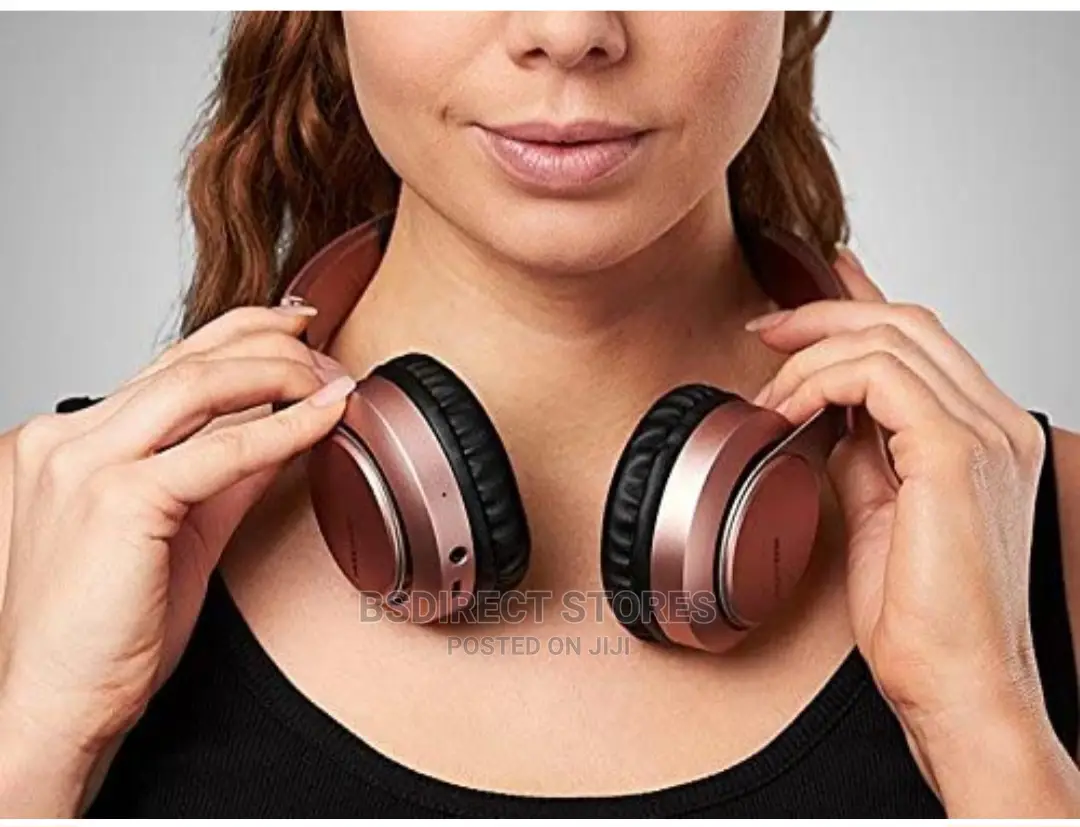 Mixx JX1 Rose Gold Bluetooth Wireless/Wired Headphones-14hrs