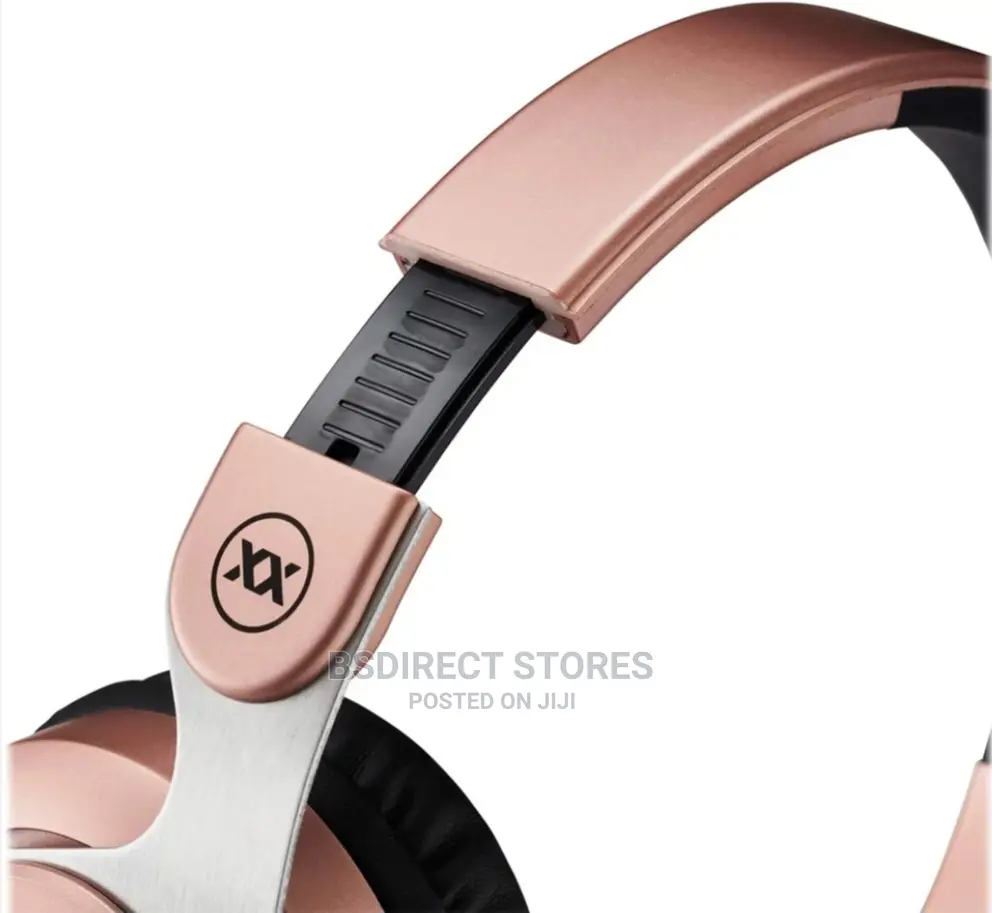 Mixx JX1 Rose Gold Bluetooth Wireless/Wired Headphones-14hrs