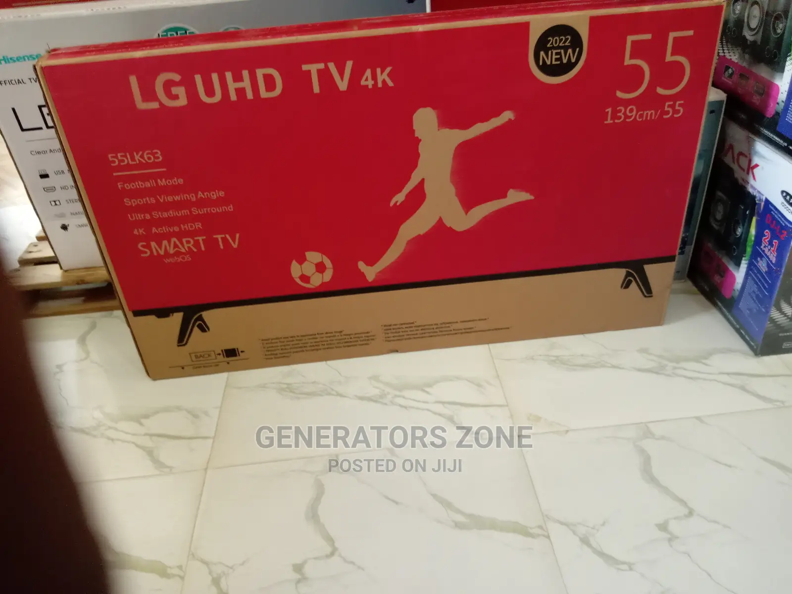 Original LG 55'' Uhd Smart Tv-Plus Miracast(Brand New)