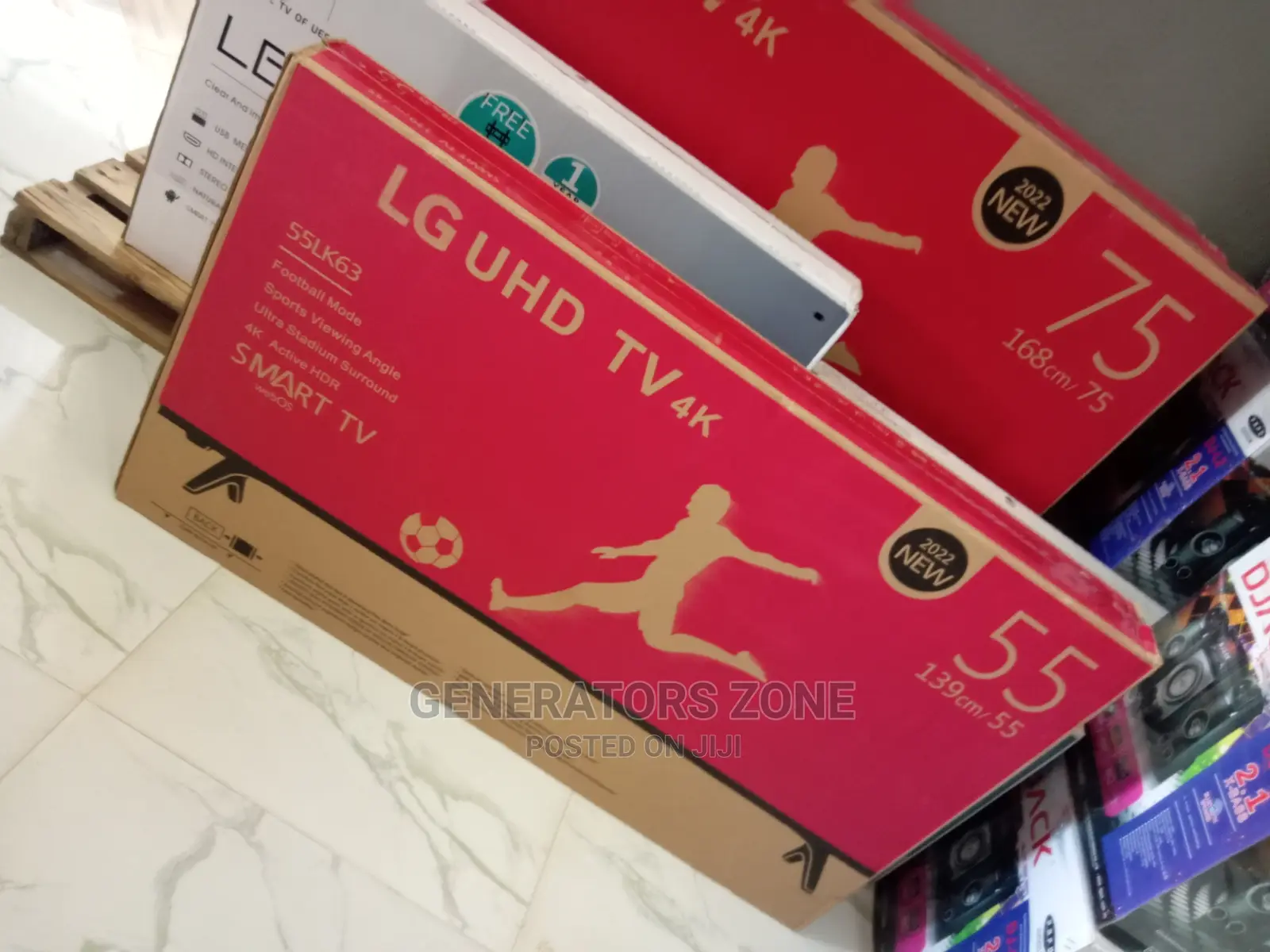 Original LG 55'' Uhd Smart Tv-Plus Miracast(Brand New)
