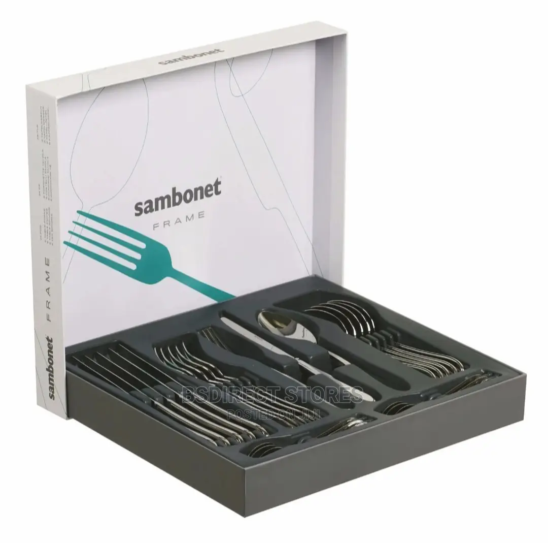Sambonet FRAME 24 Pieces Luxury Cutlery Set Stainless Steel